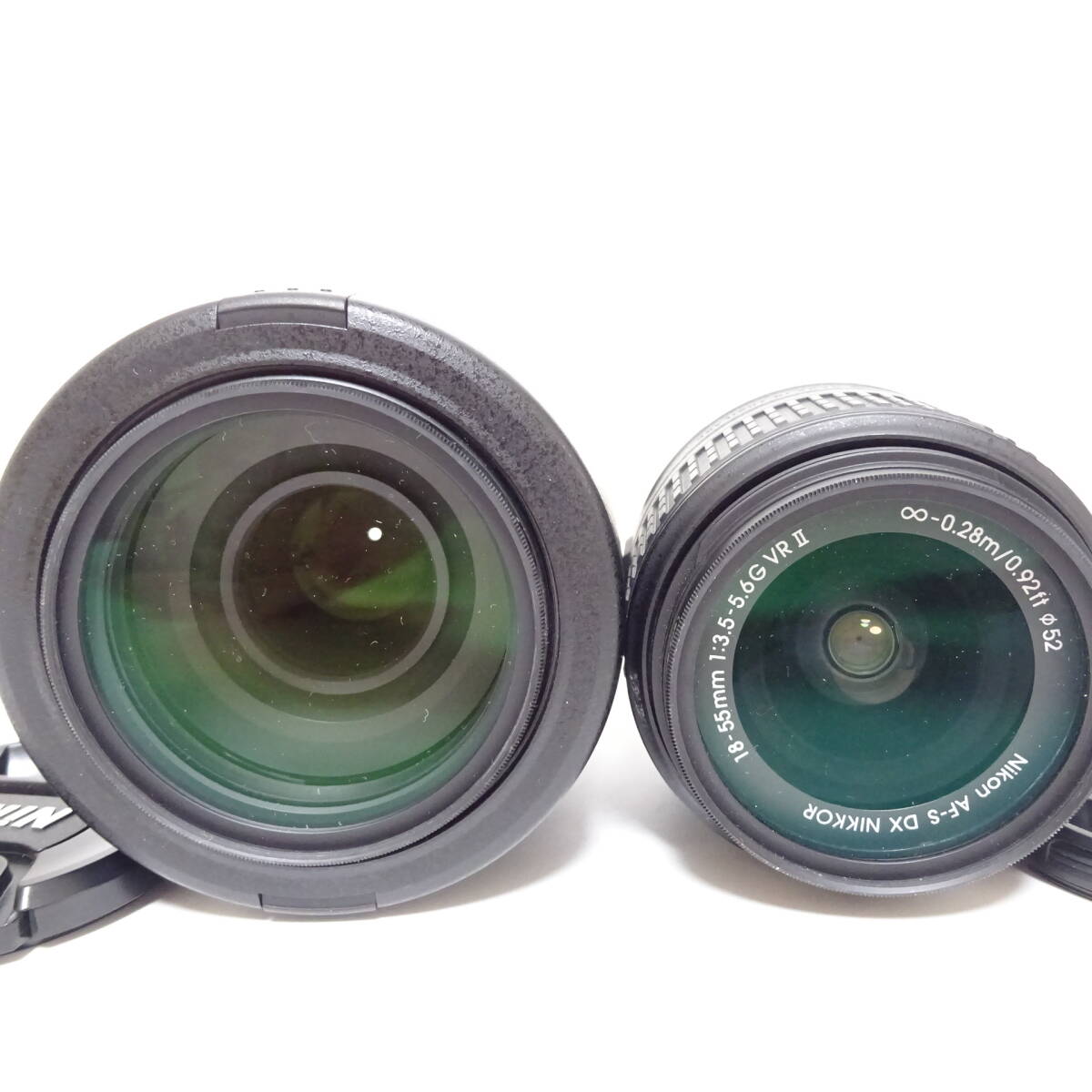 ニコン D5300 デジタル一眼カメラ 55-300mm 1:4.5-5.6 18-55mm 1:3.5-5.6 レンズ Nikon 通電確認済 100サイズ発送 KK-2633037-186-mrrzの画像8