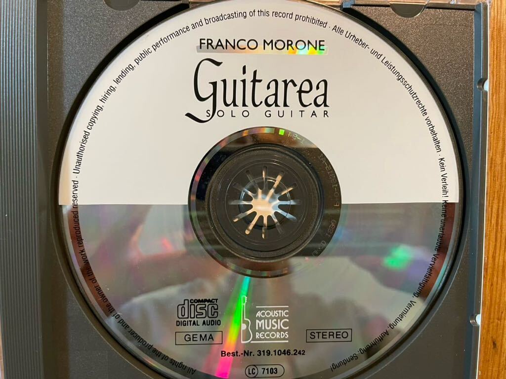 CD FRANCO MORONE / GUITAREA_画像2
