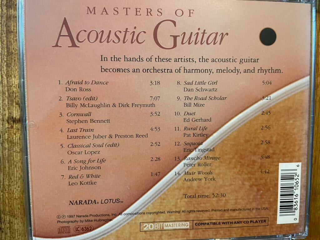 CD V.A/ MASTERS OF ACOUSTIC GUITAR