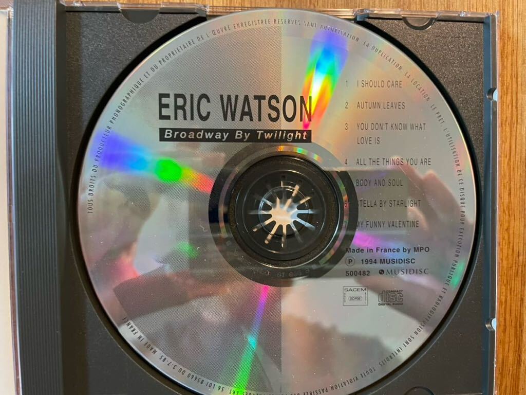 CD ERIC WATSON / BROADWAY BY TWILIGHT_画像2