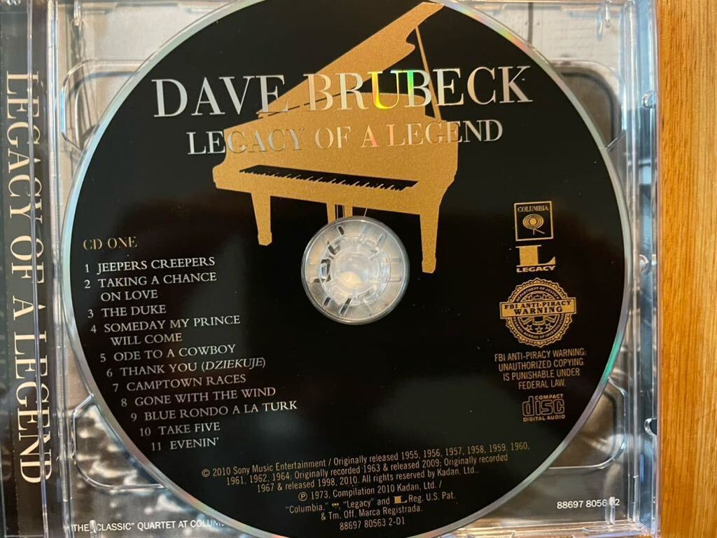2CD DAVE BRUBECK / LEGACY OF LEGEND_画像3