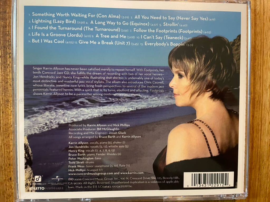 CD KARRIN ALLYSON / FOOTPRINTS