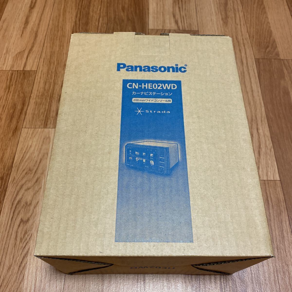 Panasonic ＣＮ－HE02WD パナソニック SDナビ カーナビ ステーション 200mm ワイド DVD 新品 送料無料の画像1