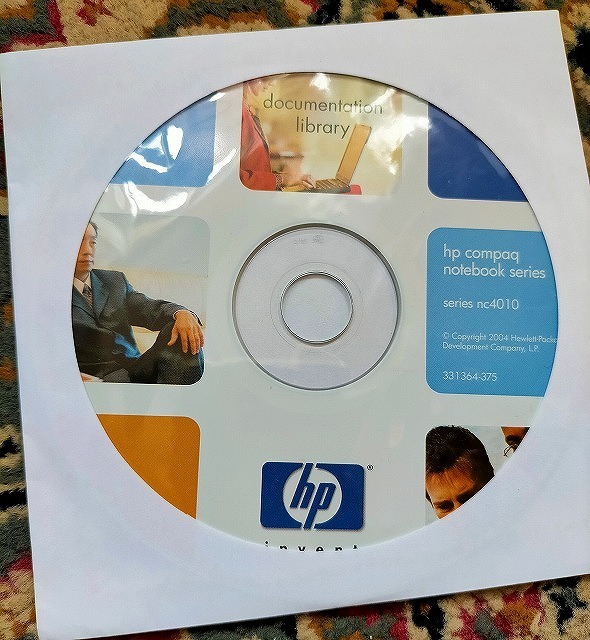 *hp compaq notebook series nc4010 driver восстановление -CD б/у товар 