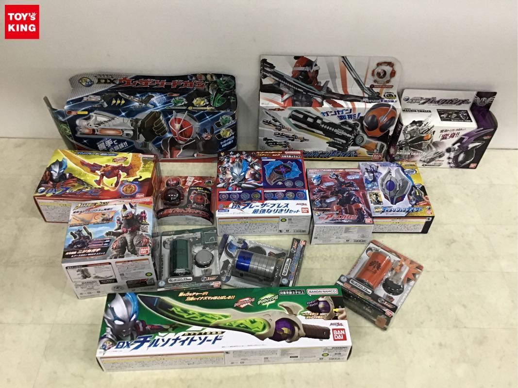 1円〜 同梱不可 ジャンク 仮面ライダーゴースト、ドライブ、ウルトラマンブレーザー他 ガンガンセイバー等の画像1