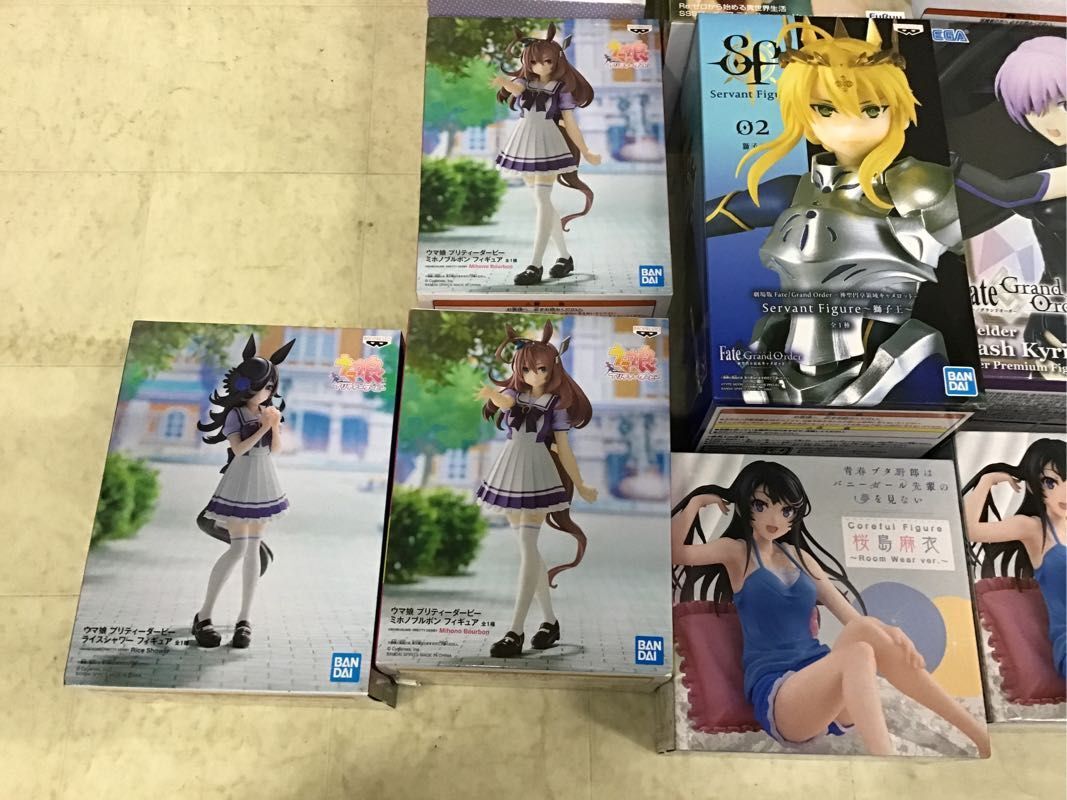 1円〜 同梱不可 ジャンク ウマ娘プリティーダービー ライスシャワー フィギュア、Fate/Grand Order SPM シールダー マシュ他_画像2