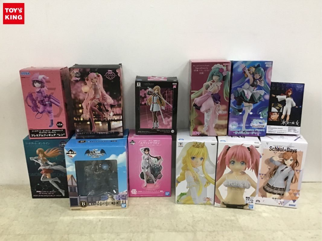 1円〜 同梱不可 ジャンク EXQフィギュア等 ソードアートオンライン、バンドリ、転生したらスライムだった件 他_画像1