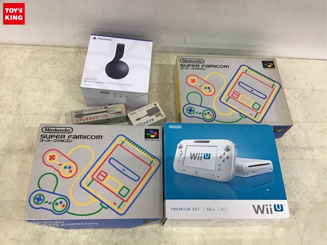 1円〜 同梱不可 ジャンク Wii U 本体、スーパーファミコン 本体 他_画像1