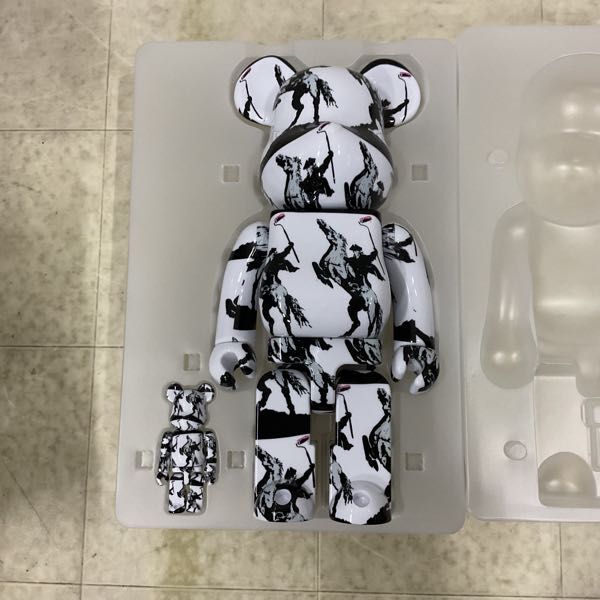 1円〜 メディコム・トイ BE@RBRICK ベアブリック 100%&400% HIGHWAYMAN_画像2