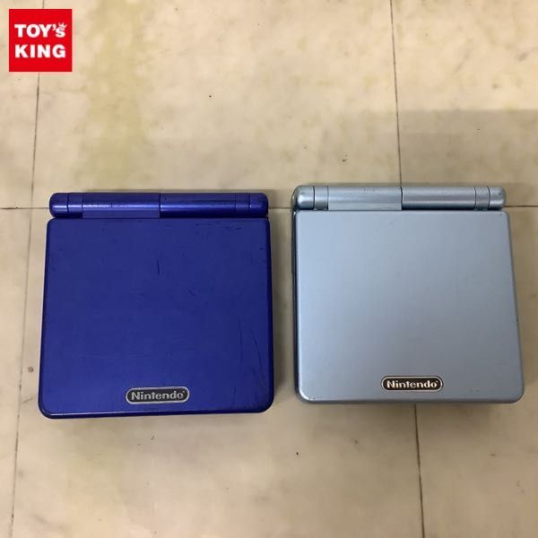 1円〜 GBA ゲームボーイアドバンスSP アズライトブルー パールブルーの画像1