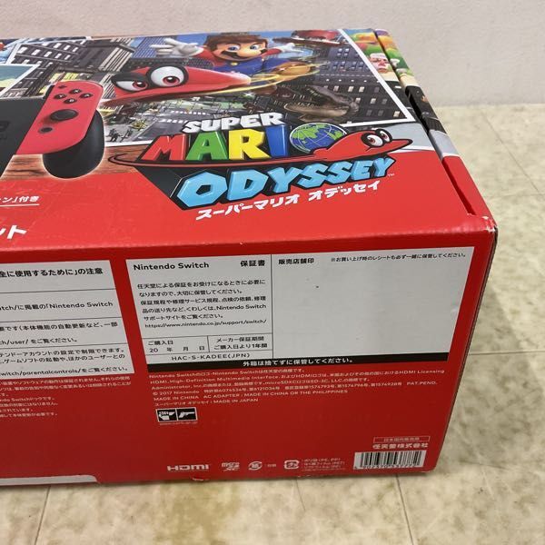 1 иен ~ отсутствует подтверждение рабочего состояния / первый период . settled Nintendo Switch super Mario Odyssey комплект HAC-001 корпус 