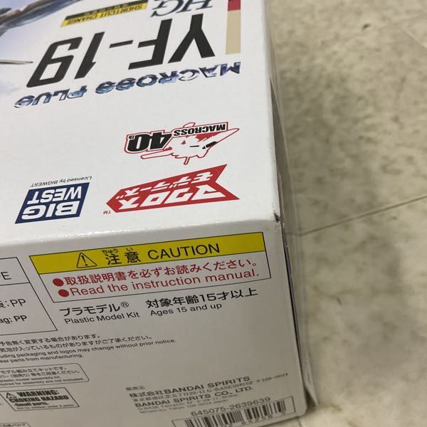 1円〜 BANDAI SPIRITS HG 1/100 マクロスプラス YF-19の画像5