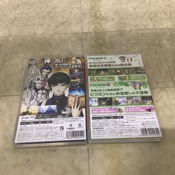 1円〜 Nintendo Switch ピクミン1＋2、真・女神転生V 禁断のナホビノBOX 初回限定版_画像8