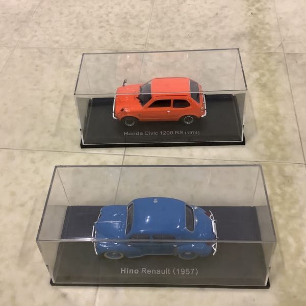 1円〜 アシェット 国産名車コレクション 1/43 トヨタ コロナ マークII（1968）、ホンダ シビック 1200 RS（1974）他の画像5