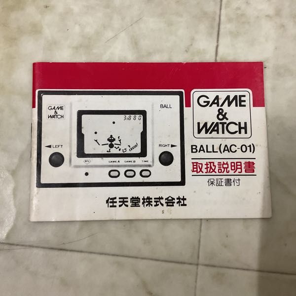 1円〜 欠品 ニンテンドー GAME&WATCH BALL AC-01 本体_画像9