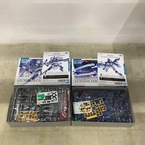 1円〜 HG 1/144 機動戦士ガンダム 水星の魔女 ガンダムエアリアル 改修型、ガンダムキャリバーン 等の画像2