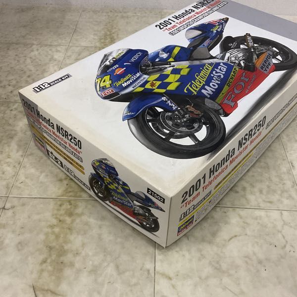 1円〜 ハセガワ 1/12 2001 Honda NSR250 チーム テレフォニカモビスター ホンダの画像3