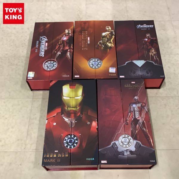 1円〜 ZDTOYS 中動玩具 アベンジャーズ アイアンマン マークVI アイアンマン3 アイアンマン マークXLII 他_画像1