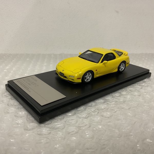 1円〜 Hi-Story 1/43 マツダ アンフィニ RX-7 TYPE R 1991 コンペティションイエローマイカの画像2