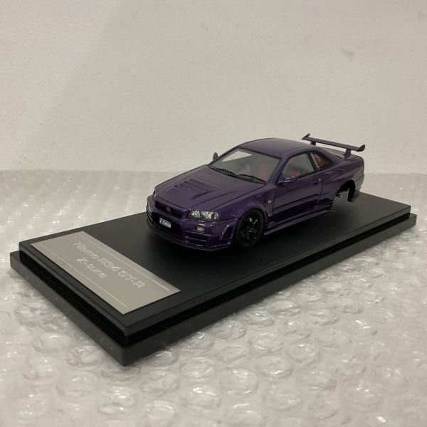 1円〜 破損 HPI MIRAGE 1/43 Nismo R34 GT-R Z-Tune ミッドナイトパープルIIIの画像2