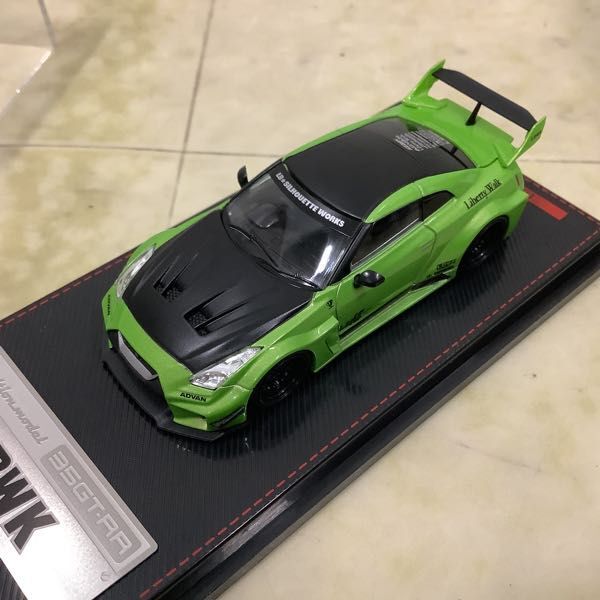 1円〜 イグニッションモデル 1/64 LB WORKS 35GT-RR Green Metallic 1/43 Ms.Katoの画像3