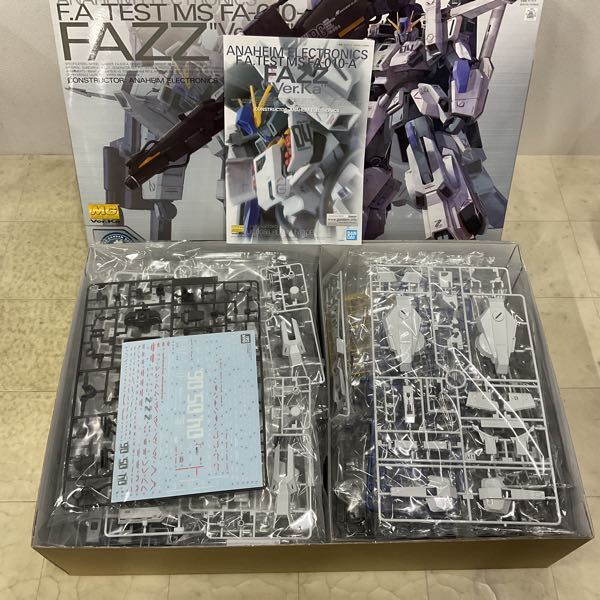 1 jpy ~ Gundam base limitation MG 1/100 Gundam * centimeter flannel FAZZ Ver.Ka titanium finish 