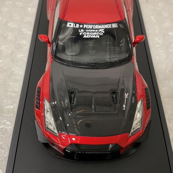 1円〜 破損 メイクアップ アイドロン 1/43 Liberty Walk LB-WORKS R type 2 キャンディレッドの画像4