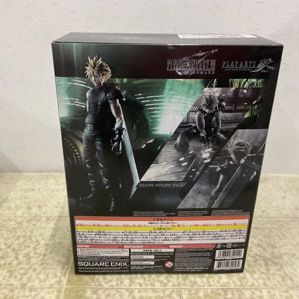 1円〜 未開封 スクウェア・エニックス プレイアーツ改 ファイナルファンタジーVII リメイク クラウド・ストライフ Version 2_画像2