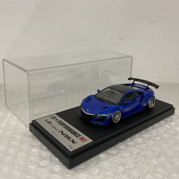 1円〜 破損 メイクアップ アイドロン 1/43 Liberty Walk LB-WORKS NSX キャンディブルーの画像2