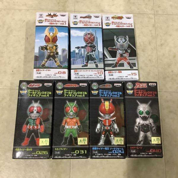 1 jpy ~ unopened . Kamen Rider series world collectable figure Heisei era rider vol.1 other HR08 Kamen Rider Agito etc. 