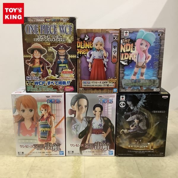 1円〜 未開封 ONE PIECE THE 出航 他 ナミ、ニコ・ロビン、ONE PIECEワーコレ コンプリートフィギュアブック 等_画像1