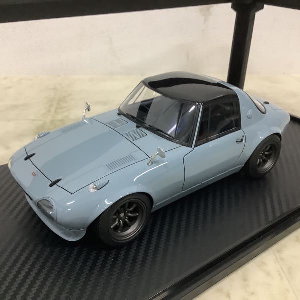 1円〜 破損 イグニッションモデル 1/18 トヨタ スポーツ800 NOB Hachi Ver ライトグレー_画像2