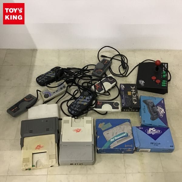1 jpy ~ with translation PC engine body,AV booster, cordless pad, turbo pad II, multi tap other 