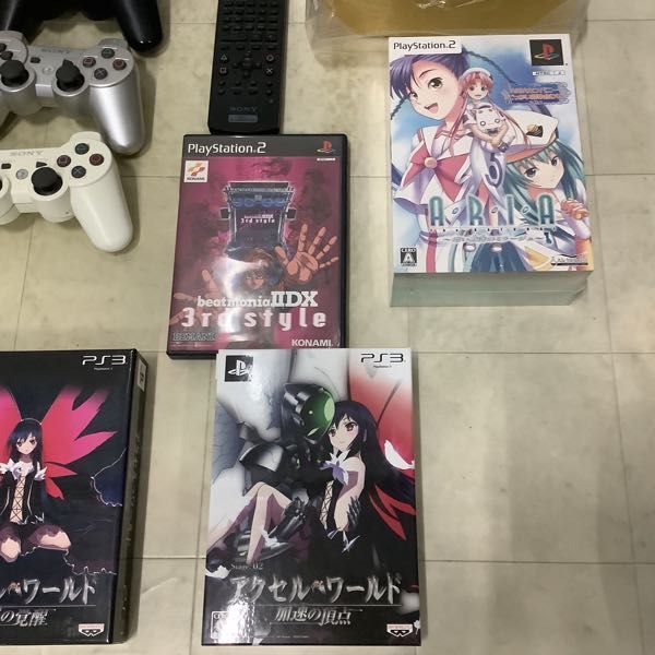 1円〜 訳あり PS2 本体 シルバー ブラック コントローラー PS2ソフト ARIA 遠い記憶のミラージュ ARIAカンパニー でっかい詰め合わせ他_画像4