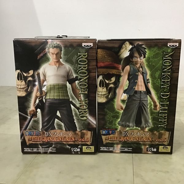 1円〜 未開封 ONE PIECE DX THE GRANDLINE MEN vol.5 モンキー・D・ルフィ、vol.7 ユースタス・キャプテン キッド他_画像2