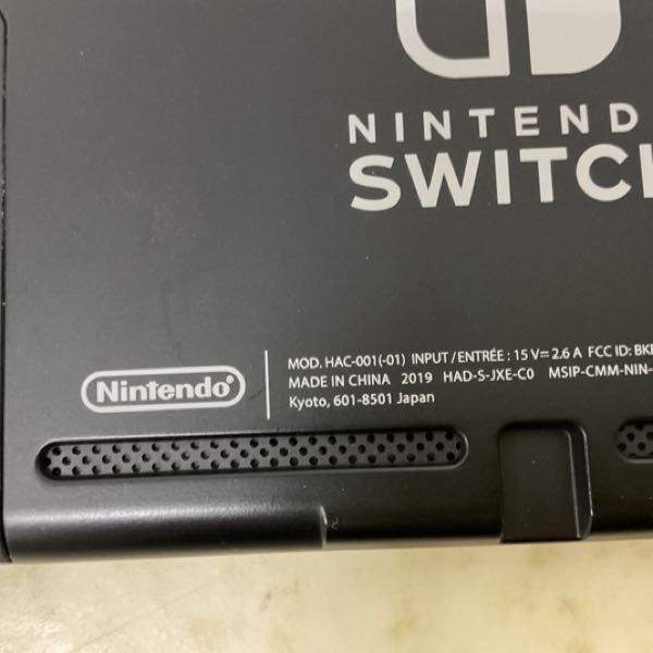 1円〜 動作確認/初期化済 箱無 Nintendo Switch HAC-001(-01) グレー_画像4