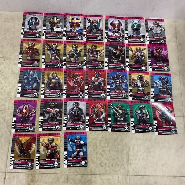 1 jpy ~ Bandai COMPLETE SELECTION MODIFICATION/CSM Kamen Rider ti Kei do rider card set EXTRA