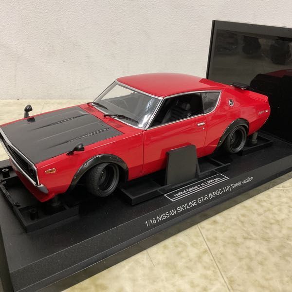 1円〜 ジャンク カスタム 京商 1/18 ニッサン スカイライン 2000GT-R KPGC110_画像2