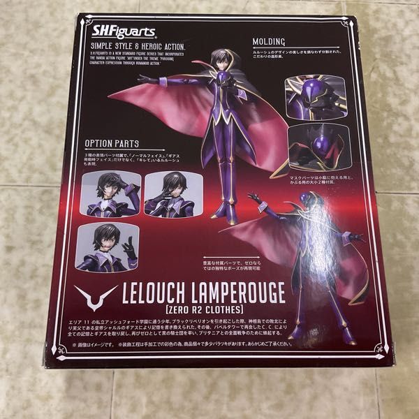 1 jpy ~ unopened S.H.Figuarts Code Geas . reverse. Leroux shuR2 Leroux shu* Ran pe Roo ji Zero R2 costume 