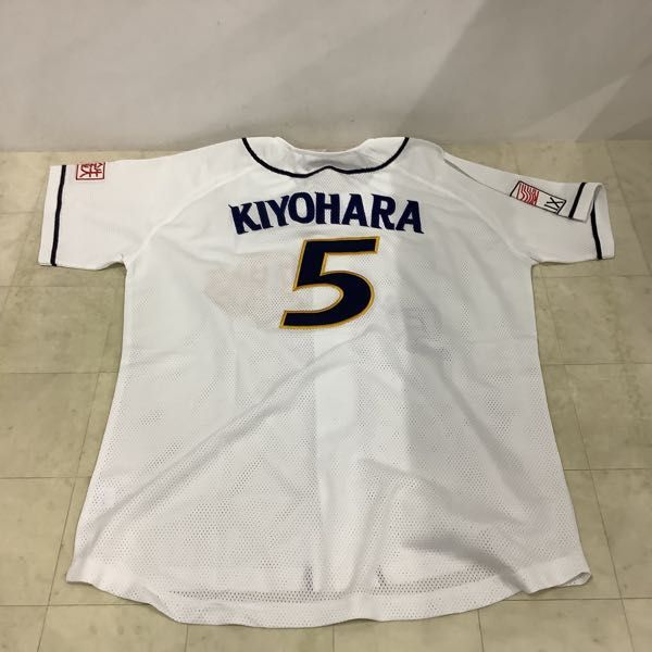1 jpy ~ Professional Baseball Orix Buffaloes number jersey Home white #5 Kiyoshi . peace . other 
