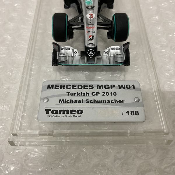 1円〜 Tameo 1/43 メルセデス GP ぺトロナス MGP W01 TURKISH GP 2010 M.シューマッハ_画像4