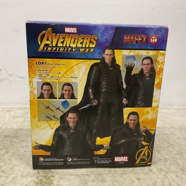 1円〜 未開封 メディコムトイ MAFEX アベンジャーズ ロキ インフィニティ・ウォー Ver._画像2