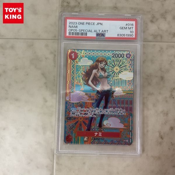 1円〜 ONE PIECE カードゲーム SP OP01-016 R ナミ PSA10_画像1