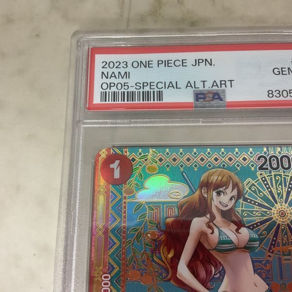 1円〜 ONE PIECE カードゲーム SP OP01-016 R ナミ PSA10_画像3