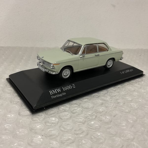 1円〜 ミニチャンプス 1/43 BMW 1600-2 1966 グリーン_画像2