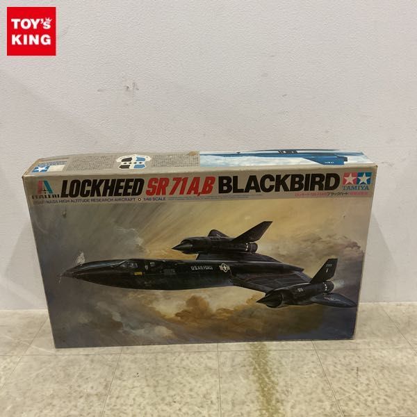 1円〜 タミヤ 1/48 ロッキードSR-71A B ブラックバード 戦略偵察機_画像1