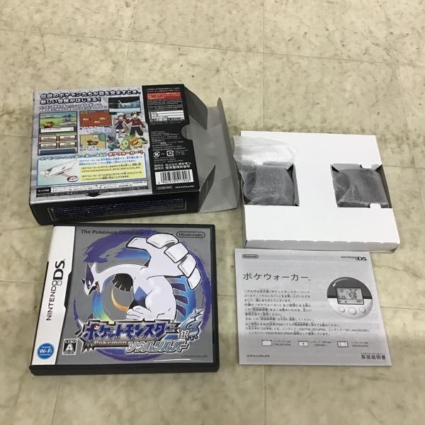 1円〜 ニンテンドーDSソフト ポケットモンスター銀 ソウルシルバー ポケウォーカー付き_画像2