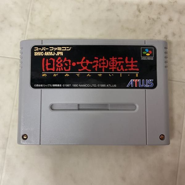 1円〜 欠品 SFC スーパーファミコン 旧約・女神転生_画像2