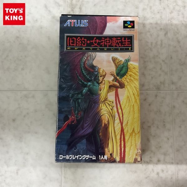 1円〜 欠品 SFC スーパーファミコン 旧約・女神転生_画像1