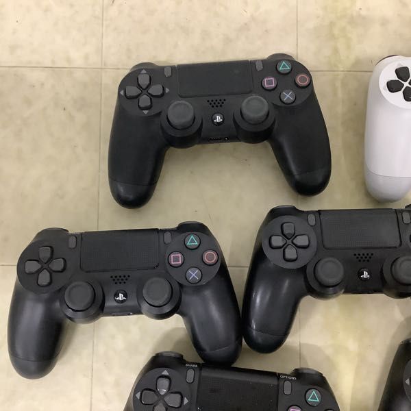 1円〜 PS4 ワイヤレスコントローラー DUALSHOCK4 CUH-ZCT1Jグレイシャー・ホワイト CUH-ZCT2J ジェット・ブラック他_画像2